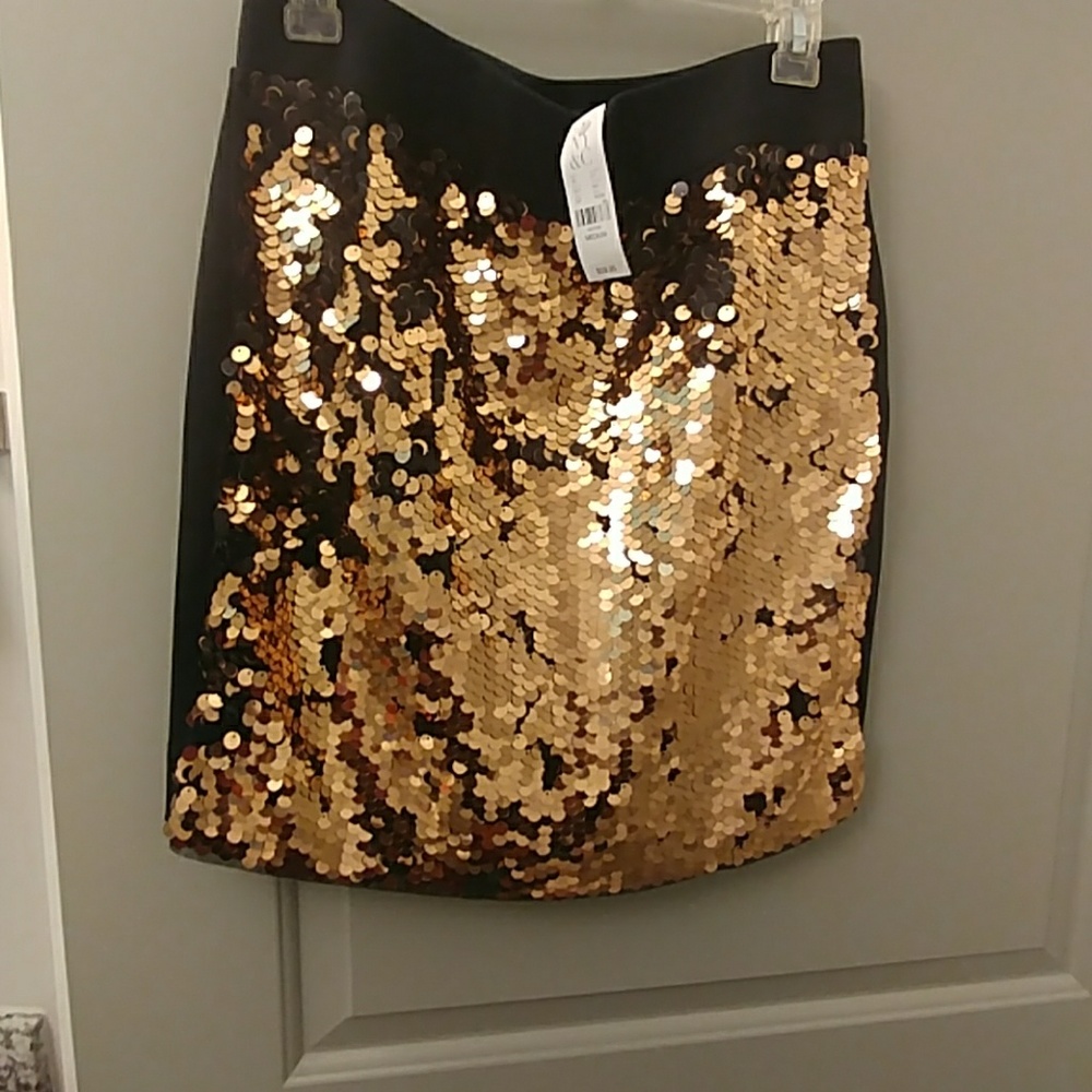 New York and co sequin skirt